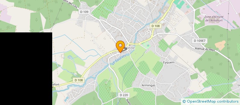 localisation de l'entreprise DOM SANICETHO  LA BREDE