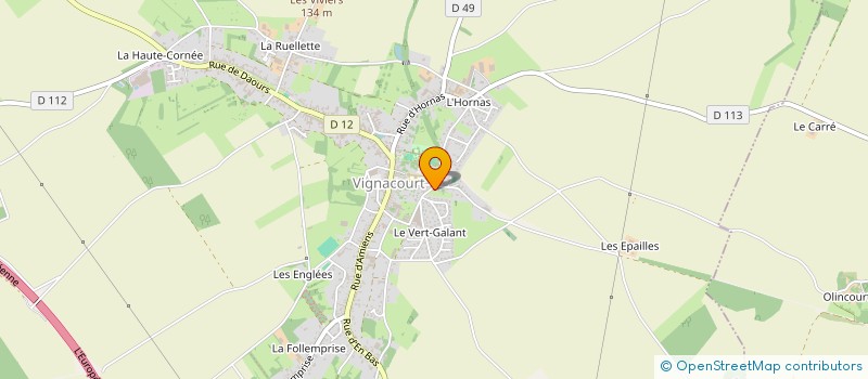 localisation de l'entreprise DOM SERVICE+  VIGNACOURT