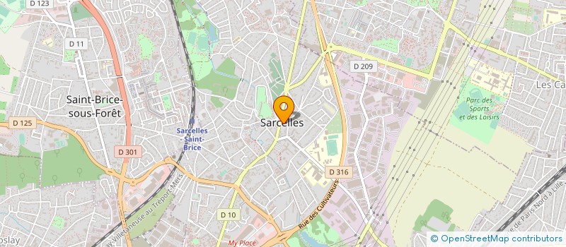 localisation de l'entreprise DOM SERVICES  SARCELLES