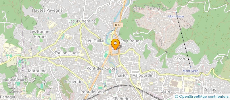 localisation de l'entreprise DOM SERVICES  TOULON