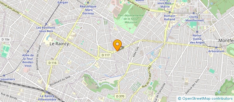 localisation de l'entreprise DOM SERVICES ENTREPRISES à CLICHY-SOUS-BOIS