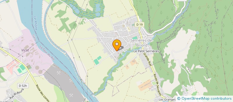 localisation de l'entreprise DOM.T à SERRIERES-DE-BRIORD