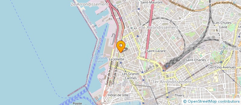 localisation de l'entreprise DOM TOM SERVICES INTERNATIONAL  MARSEILLE