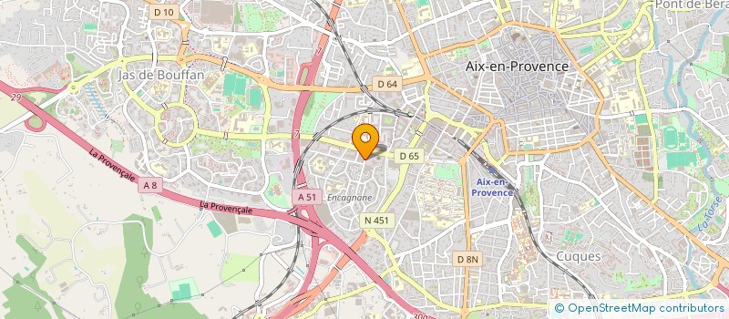 localisation de l'entreprise DOM-TOM TERRITORIALE  AIX-EN-PROVENCE