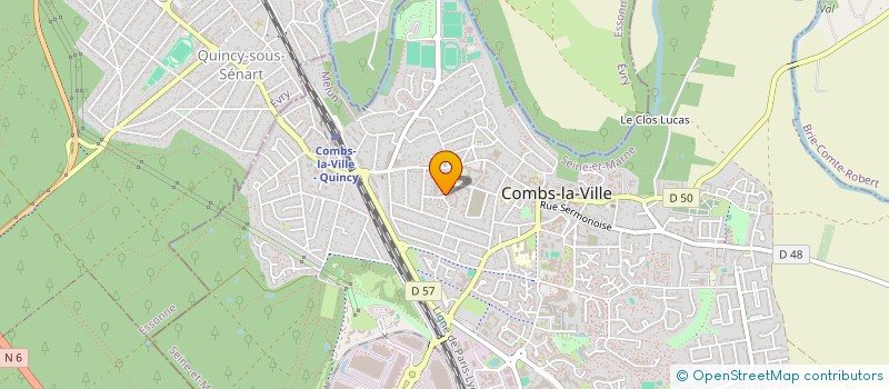 localisation de l'entreprise DOM TRANSPORT  COMBS-LA-VILLE