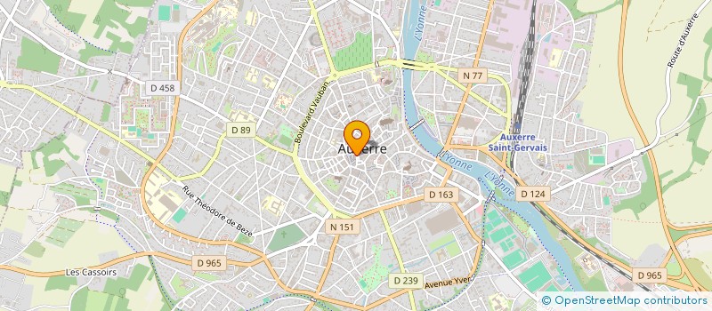localisation de l'entreprise DOM'TROPIKAL à AUXERRE
