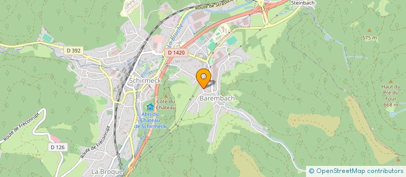 localisation de l'entreprise DOM VP à BAREMBACH