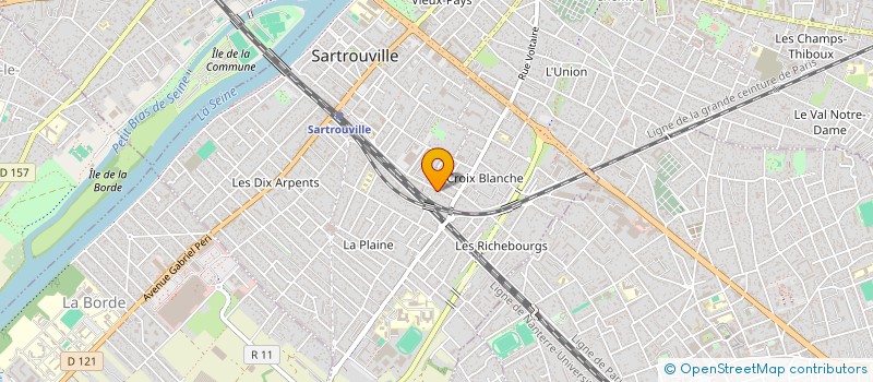 localisation de l'entreprise DOMA 2  SARTROUVILLE