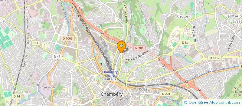 localisation de l'entreprise DOMA à CHAMBERY