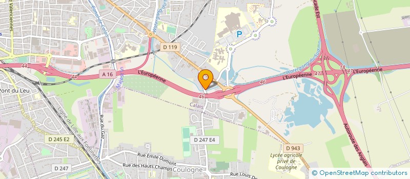 localisation de l'entreprise DOMA  CALAIS