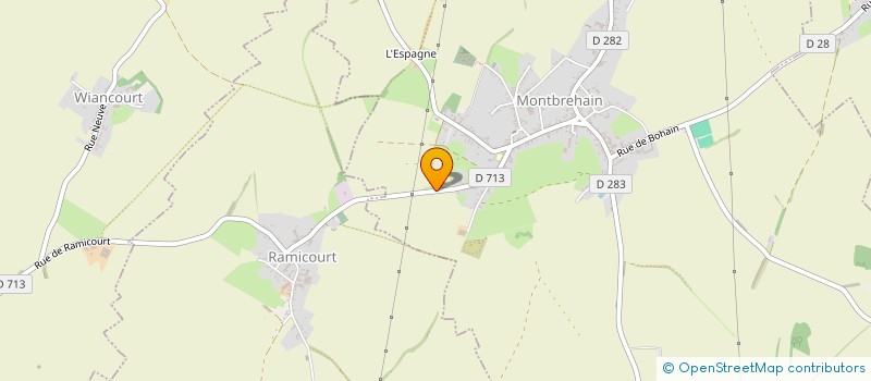localisation de l'entreprise DOMA à GAUCHY