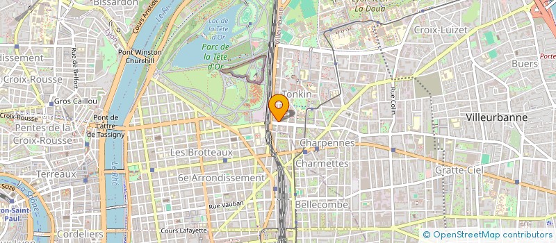 localisation de l'entreprise DOMA  VILLEURBANNE