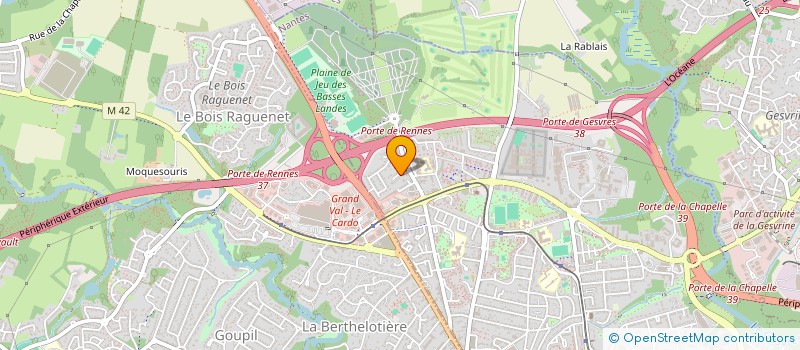 localisation de l'entreprise DOMA  NANTES