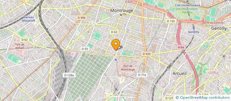 localisation de l'entreprise DOMA BARUT  MONTROUGE