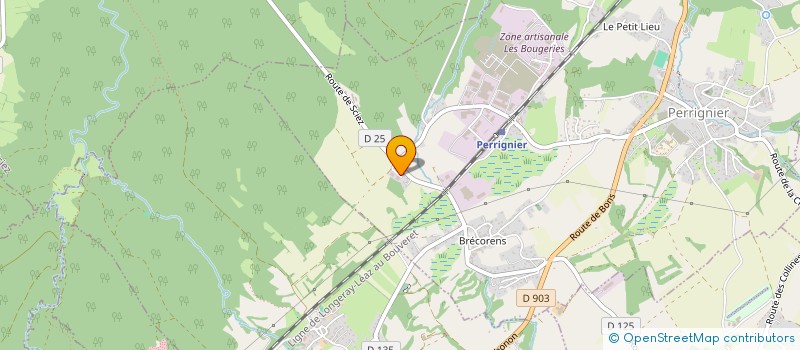 localisation de l'entreprise DOMA GOLF CENTRE D'ASSEMBLAGE  PERRIGNIER