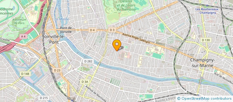 localisation de l'entreprise DOMACA  CHAMPIGNY-SUR-MARNE