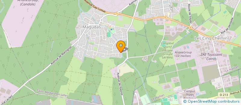 localisation de l'entreprise DOMADA  SAINT-MEDARD-EN-JALLES