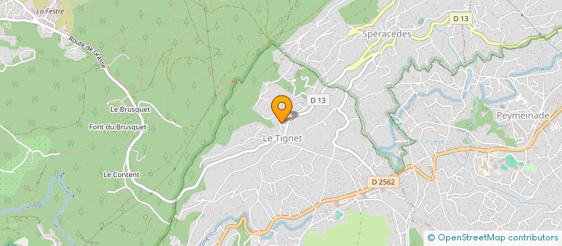 localisation de l'entreprise DOMAG à LE TIGNET