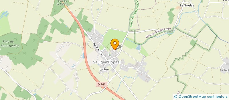 localisation de l'entreprise DOMAINE  LES GARENNES SUR LOIRE