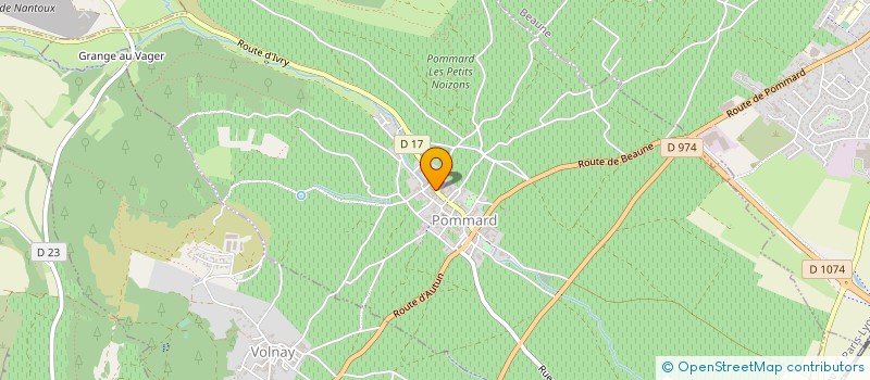 localisation de l'entreprise DOMAINE A.F.GROS à POMMARD