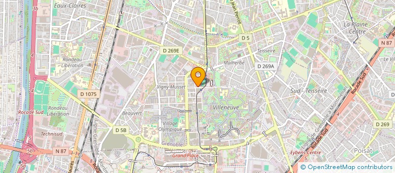 localisation de l'entreprise DOMAINE AGORA  GRENOBLE