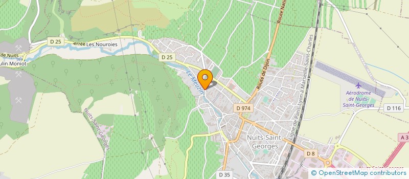 localisation de l'entreprise DOMAINE ALAIN MAURICE GAVIGNET à NUITS-SAINT-GEORGES