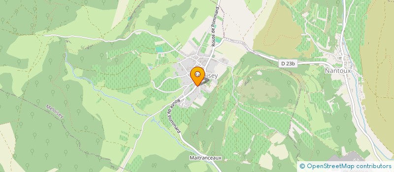 localisation de l'entreprise DOMAINE ALEXANDRE PARIGOT  MELOISEY