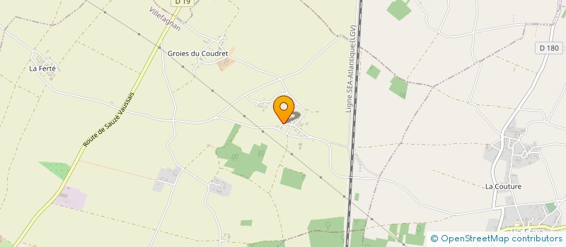 localisation de l'entreprise DOMAINE AMJ  SOUVIGNE