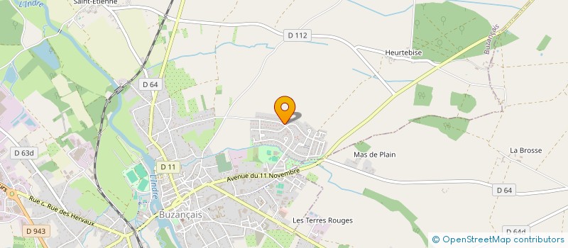 localisation de l'entreprise DOMAINE ANAE à BUZANCAIS