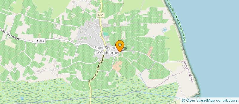 localisation de l'entreprise DOMAINE ANDRON à SAINT-SEURIN-DE-CADOURNE