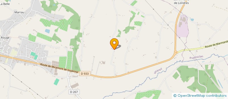 localisation de l'entreprise DOMAINE ANNEA  VIRAZEIL