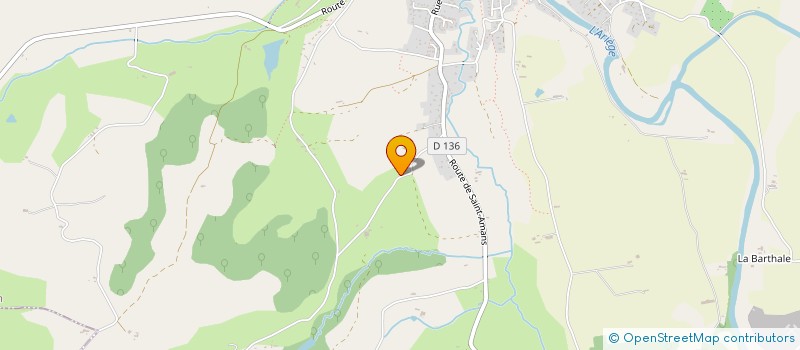 localisation de l'entreprise DOMAINE AUX SOUVENIRS D'ENFANCE à SAVERDUN