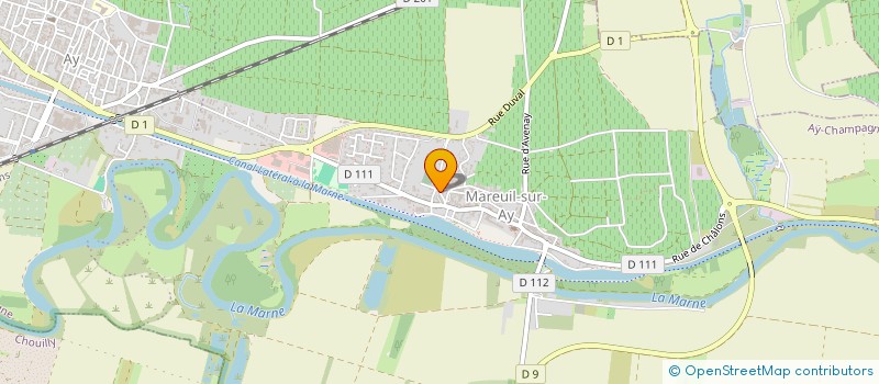 localisation de l'entreprise DOMAINE AV  AY-CHAMPAGNE