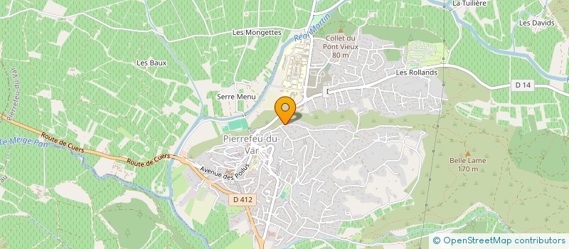 localisation de l'entreprise DOMAINE AZUREA  PIERREFEU-DU-VAR