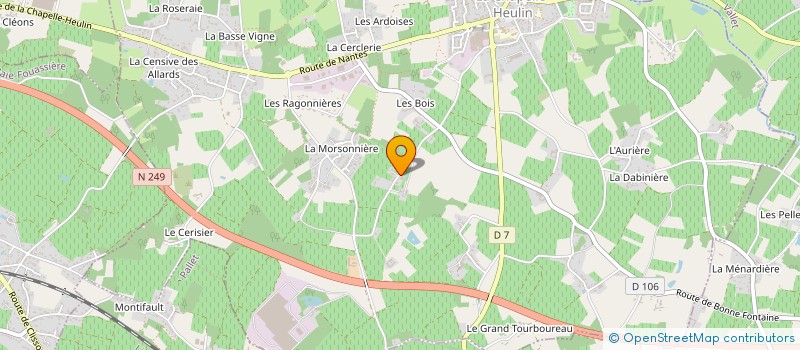 localisation de l'entreprise DOMAINE BASSE VILLE à LA CHAPELLE-HEULIN