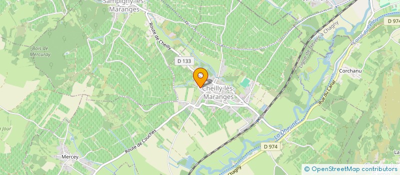 localisation de l'entreprise DOMAINE BATTAULT  CHASSAGNE-MONTRACHET