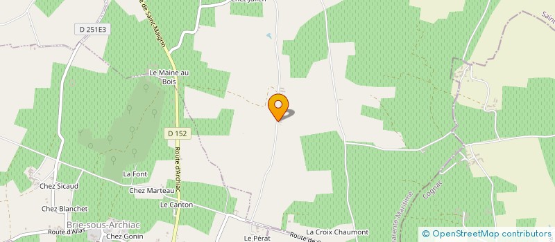 localisation de l'entreprise DOMAINE BEAULANDRY  SAINT-EUGENE