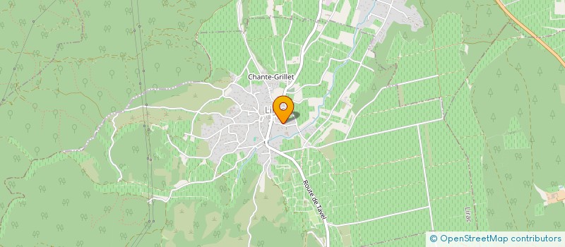 localisation de l'entreprise DOMAINE BEAUMONT  LIRAC