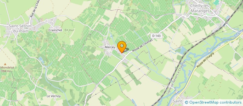 localisation de l'entreprise DOMAINE BERGER-RIVE à CHEILLY-LES-MARANGES