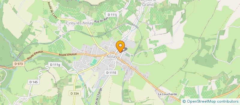 localisation de l'entreprise DOMAINE BERGERET CHRISTIAN ET FILLE  NOLAY