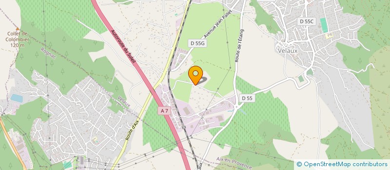 localisation de l'entreprise DOMAINE BERTIN  VELAUX