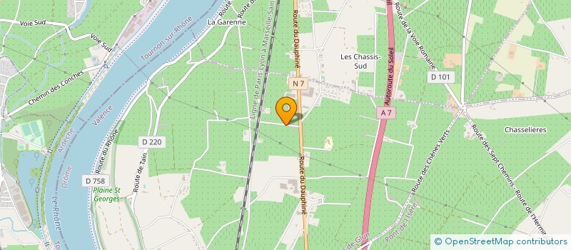 localisation de l'entreprise DOMAINE BETTON  LA ROCHE-DE-GLUN