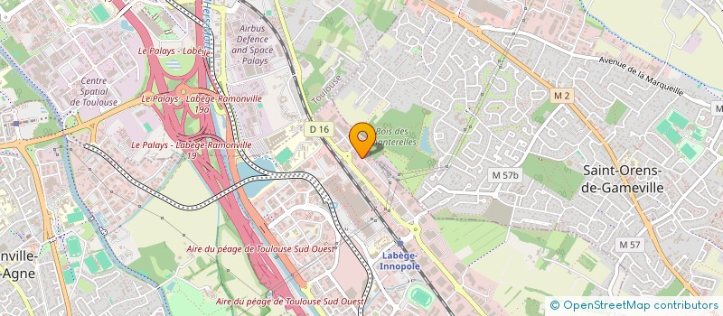 localisation de l'entreprise DOMAINE BLEU PAR NATURE  LABEGE