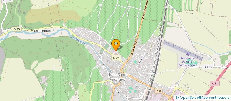 localisation de l'entreprise DOMAINE BONY GACHOT à NUITS-SAINT-GEORGES