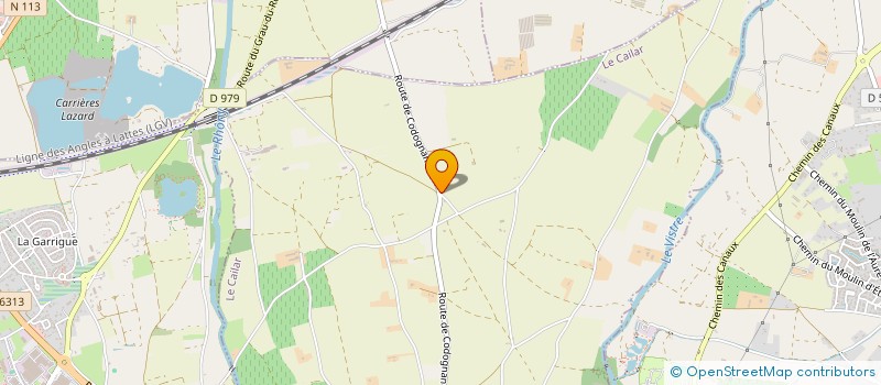 localisation de l'entreprise DOMAINE BOUSQUET  LE CAILAR