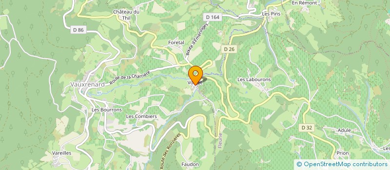 localisation de l'entreprise DOMAINE CANARD à VAUXRENARD