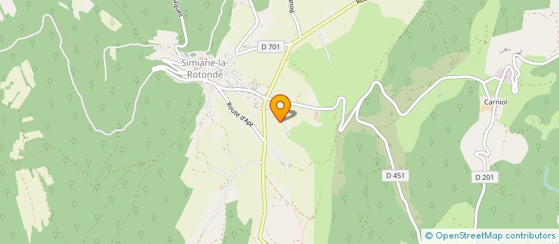 localisation de l'entreprise DOMAINE CASSAN  SIMIANE-LA-ROTONDE