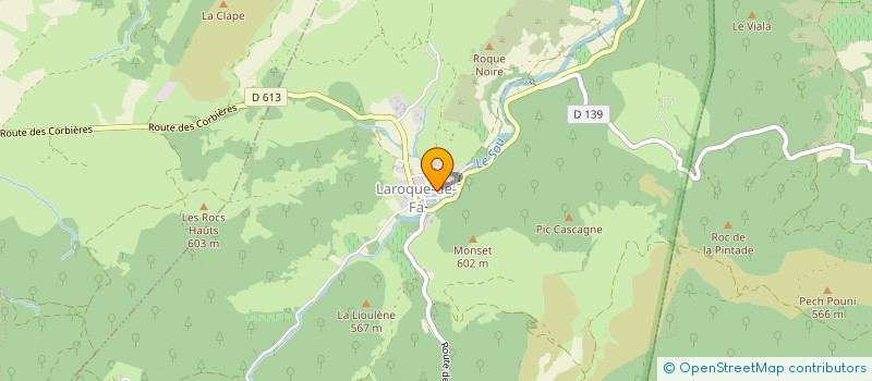 localisation de l'entreprise DOMAINE CASTELNAUT  LAROQUE-DE-FA