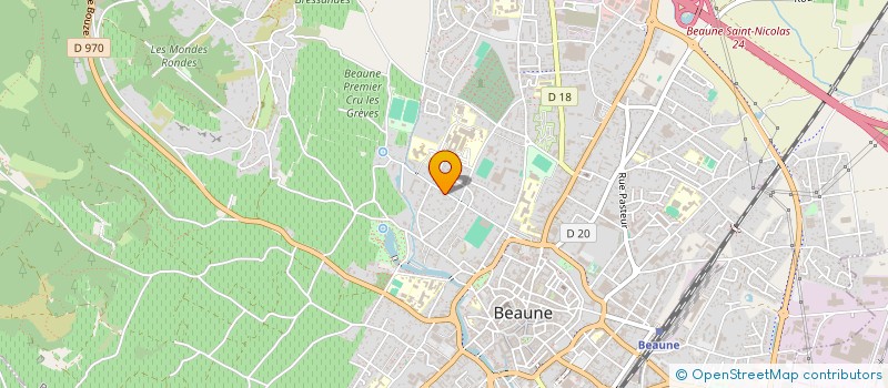 localisation de l'entreprise DOMAINE CEOLIA à BEAUNE