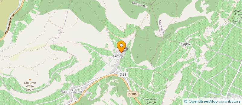 localisation de l'entreprise DOMAINE CHANGARNIER JEAN LUC à SAINT-AUBIN